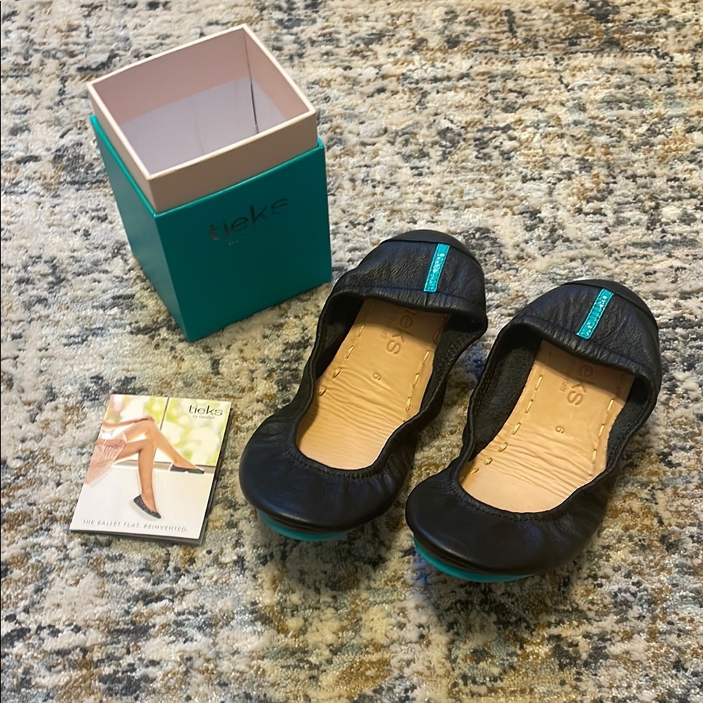 Tieks Black Ballet Flats